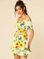 OEM Ladies Floral Floral Dresses