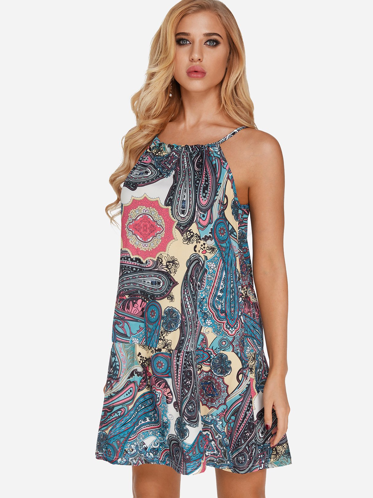 ODM Ladies Sleeveless Mini Dresses