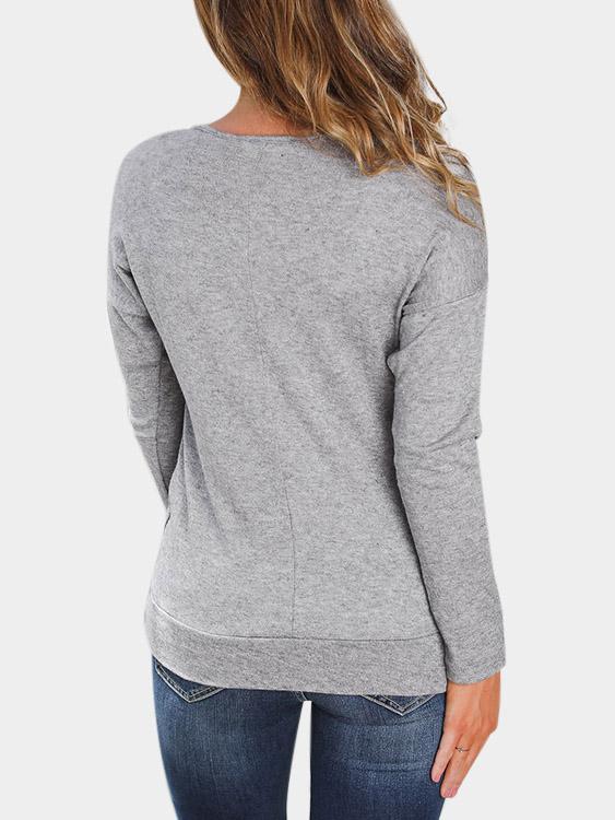 NEW FEELING Womens Grey T-Shirts