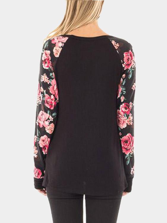 NEW FEELING Womens Black T-Shirts