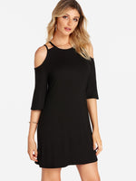 OEM Ladies Black Mini Dresses
