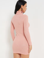 NEW FEELING Womens Pink Bodycon Dresses