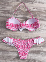 NEW FEELING Womens Pink Bikinis
