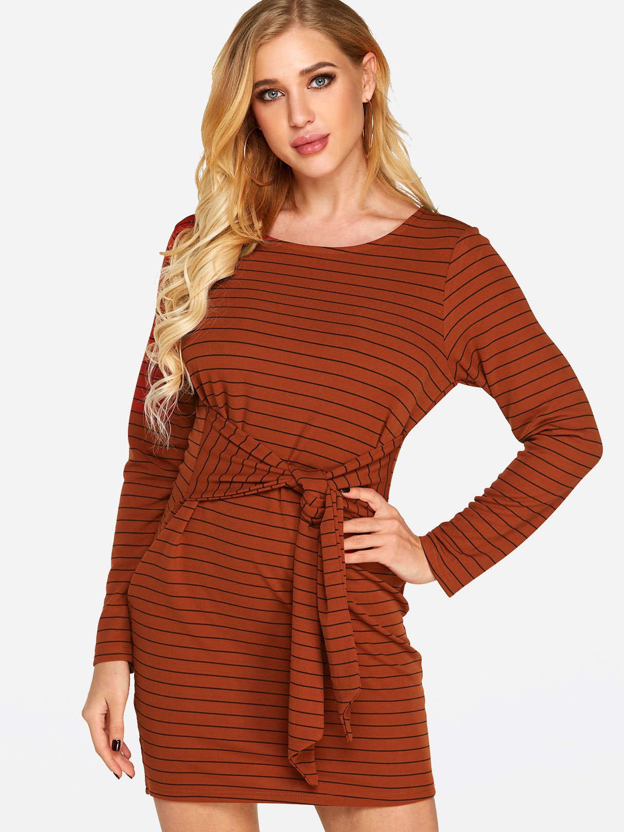 ODM Ladies Long Sleeve Casual Dress