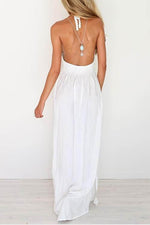 NEW FEELING Womens White Casual Dresses