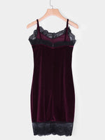 OEM Ladies Burgundy Mini Dresses