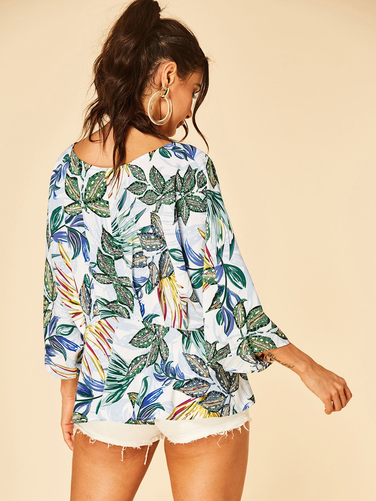 ODM Ladies Long Sleeve Blouses