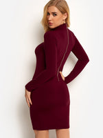 NEW FEELING Womens Burgundy Mini Dresses