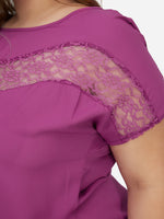 ODM Ladies Short Sleeve Plus Size Tops