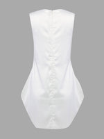 NEW FEELING Womens White Mini Dresses