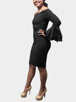 OEM Ladies Black Mini Dresses