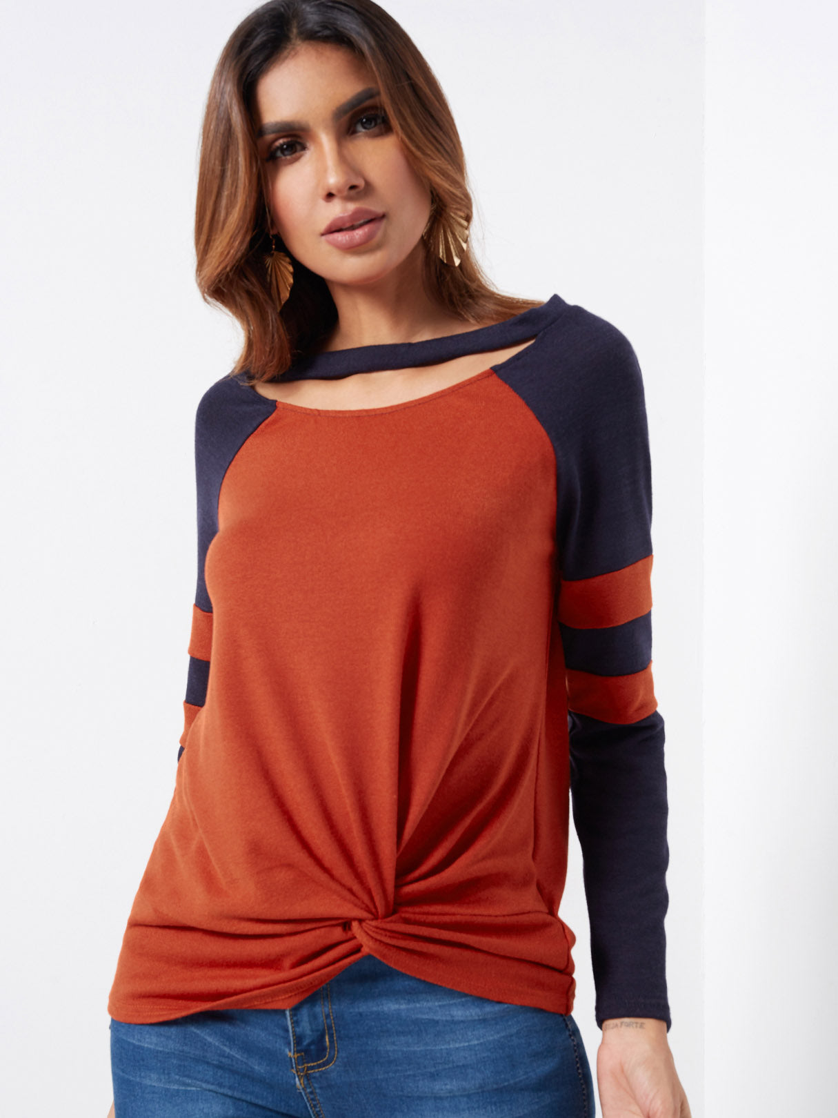 OEM Ladies Orange T-Shirts