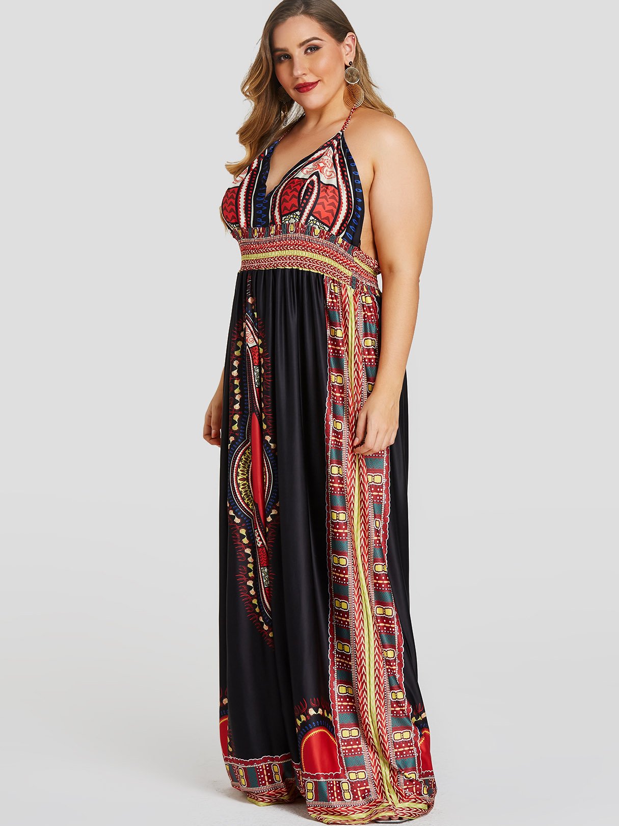 OEM Ladies Black Plus Size Dresses