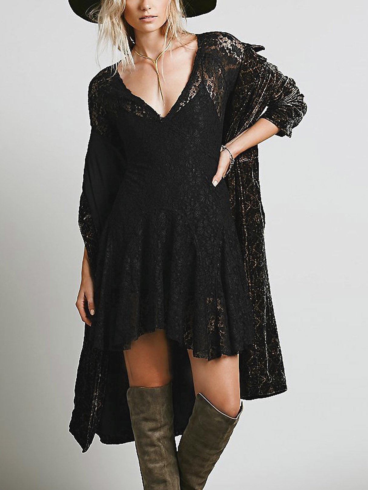 ODM Ladies Half Sleeve Sexy Dress