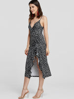 Custom Ladies V-Neck Casual Dress