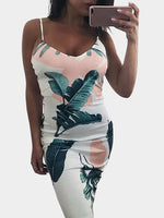 OEM Ladies White V-Neck Dresses