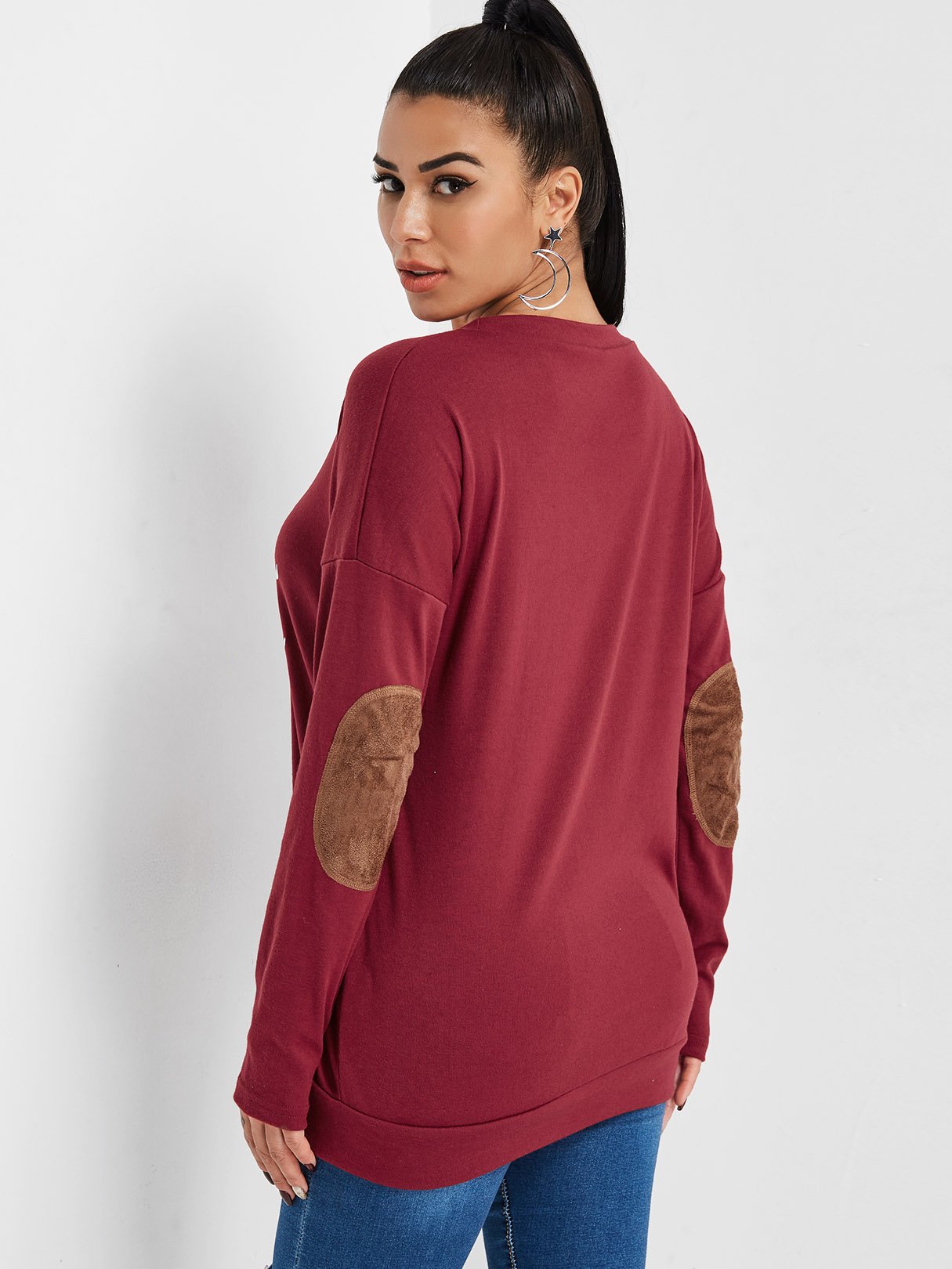 NEW FEELING Womens Red T-Shirts