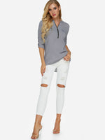 Custom Ladies Long Top With Jeans