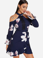 OEM Ladies Navy Mini Dresses
