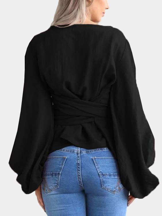 NEW FEELING Womens Black T-Shirts
