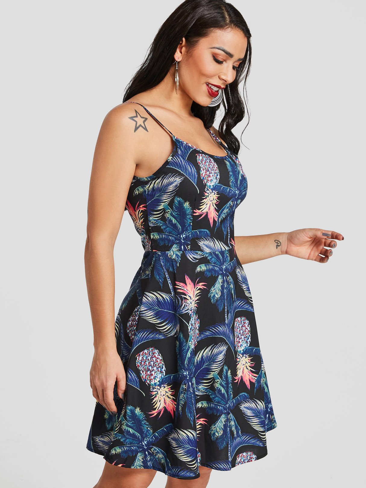OEM Ladies Floral Mini Dresses