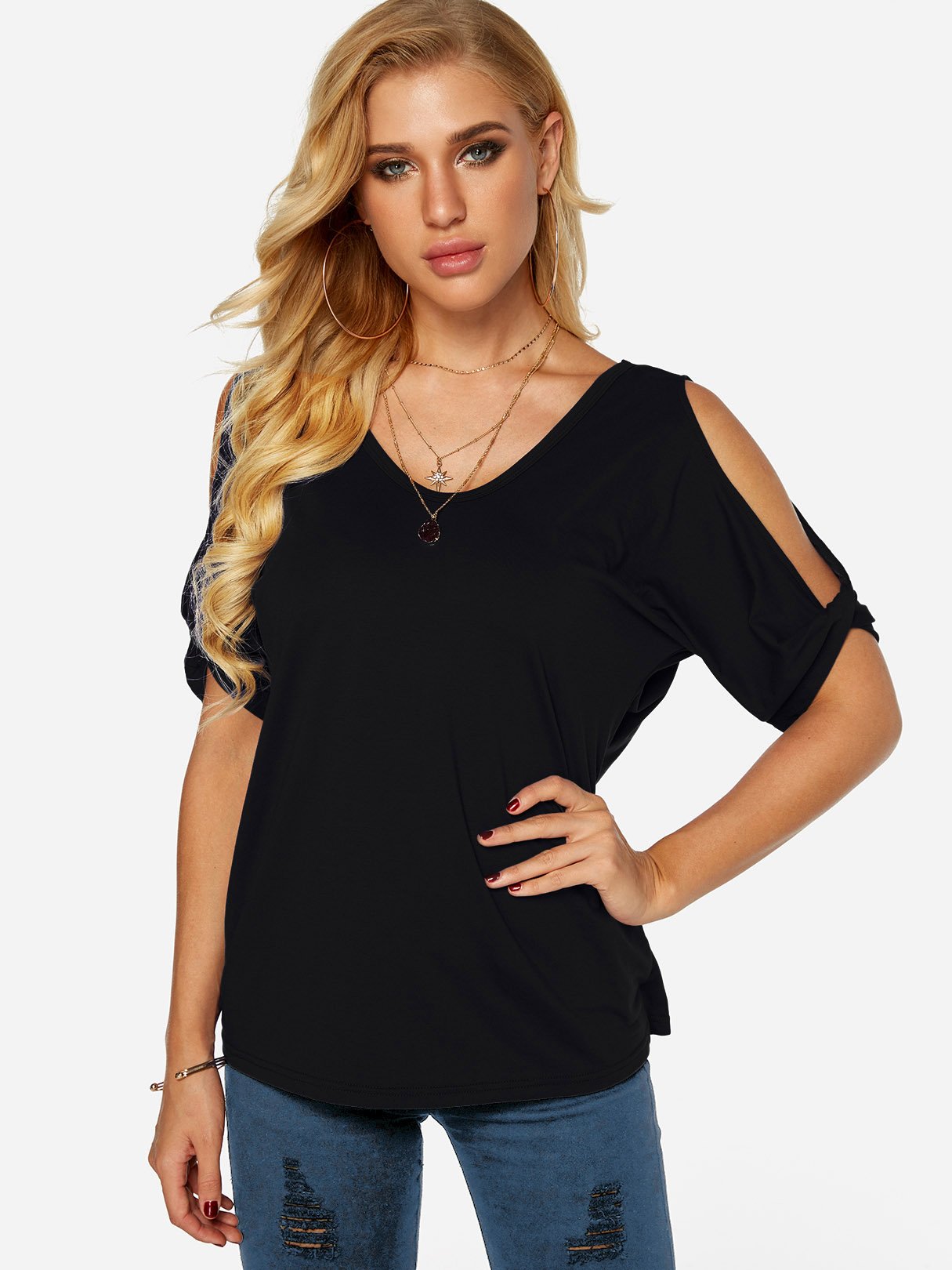 ODM Ladies Short Sleeve T-Shirts