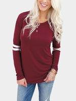 Wholesale Round Neck Loose T-Shirt With Button Design