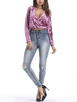OEM Ladies Pink Blouses