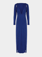 NEW FEELING Womens Blue Maxi Dresses