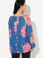 NEW FEELING Womens Blue Blouses