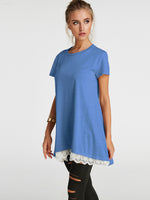 OEM Ladies Blue T-Shirts