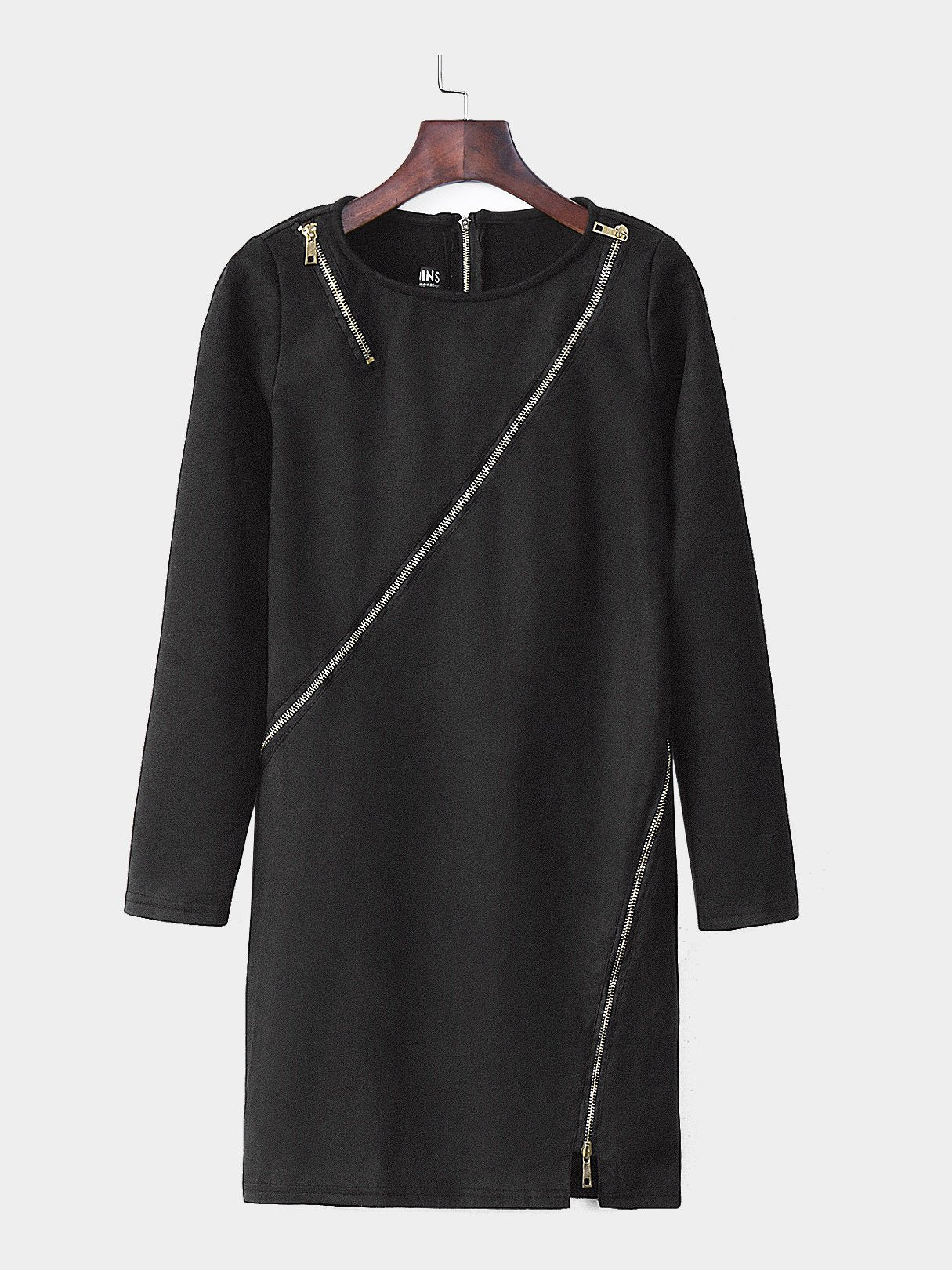 NEW FEELING Womens Black Mini Dresses