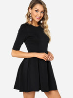 ODM Ladies Half Sleeve Mini Dress