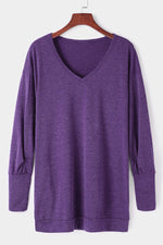 NEW FEELING Womens Purple Shirt Dresses