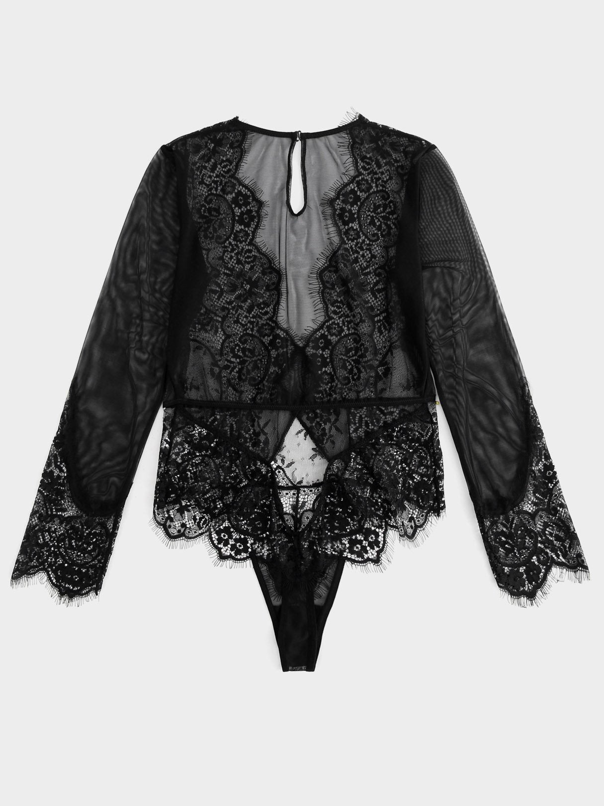 NEW FEELING Womens Black Plus Size Intimates