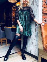 OEM Ladies Green Casual Dresses