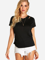 OEM Ladies Black T-Shirts