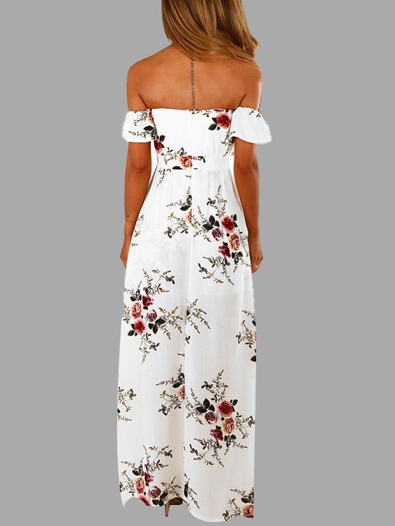 NEW FEELING Womens Ivory Floral Dresses