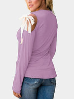 OEM ODM Womens Purple T-Shirts