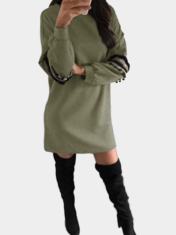 OEM Ladies Green Mini Dresses