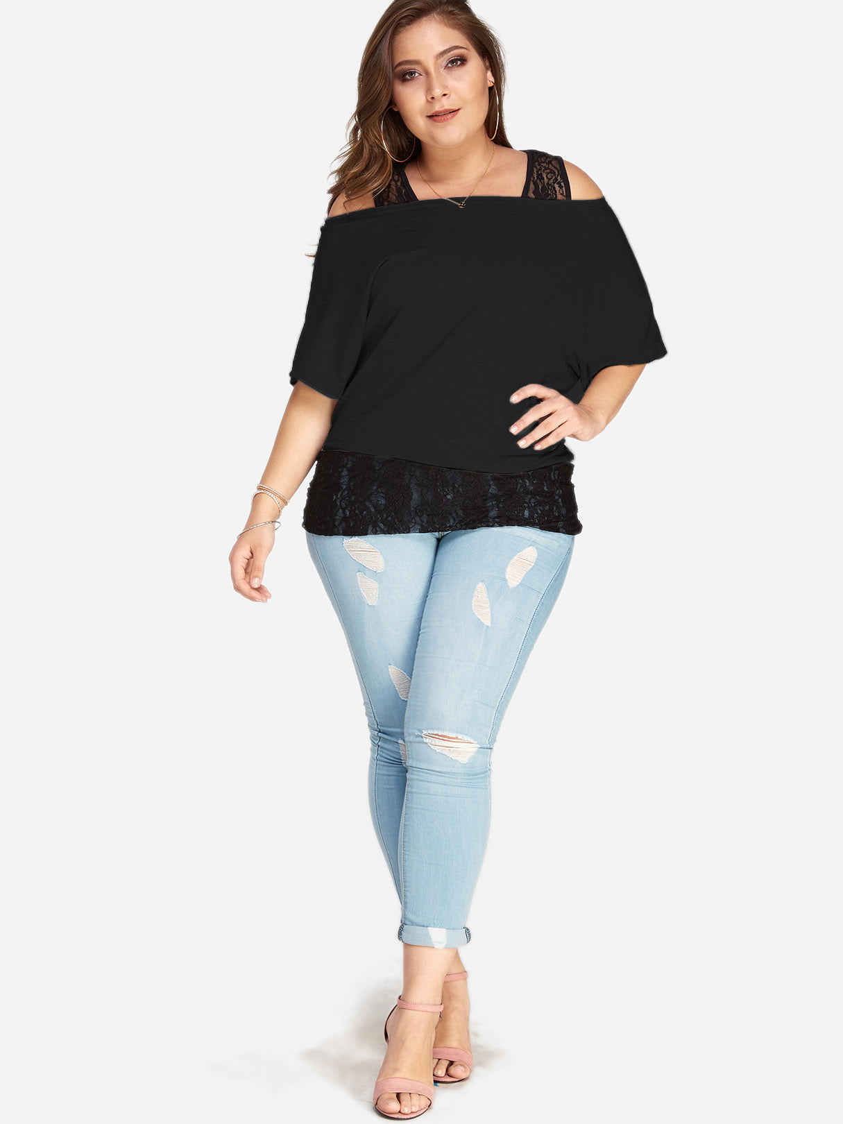 Custom Plus Size Ladies Tops Blouses