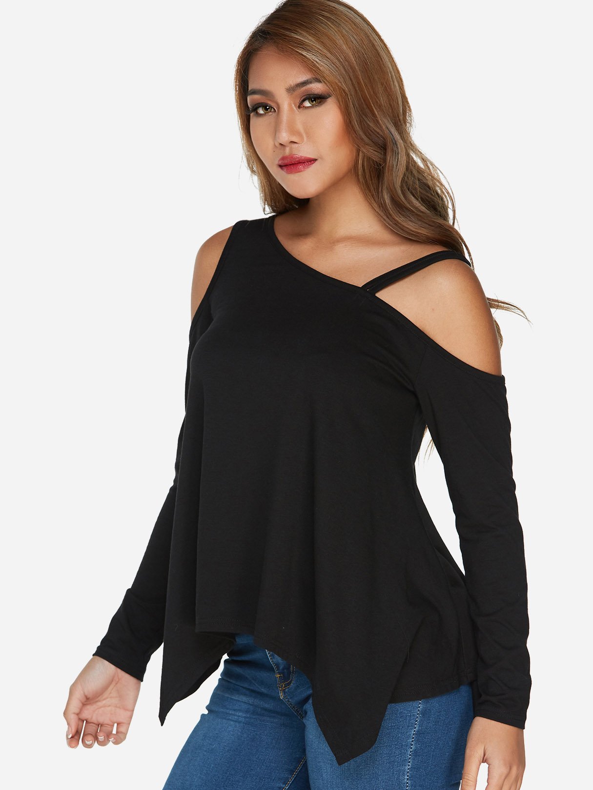 OEM Ladies Black T-Shirts
