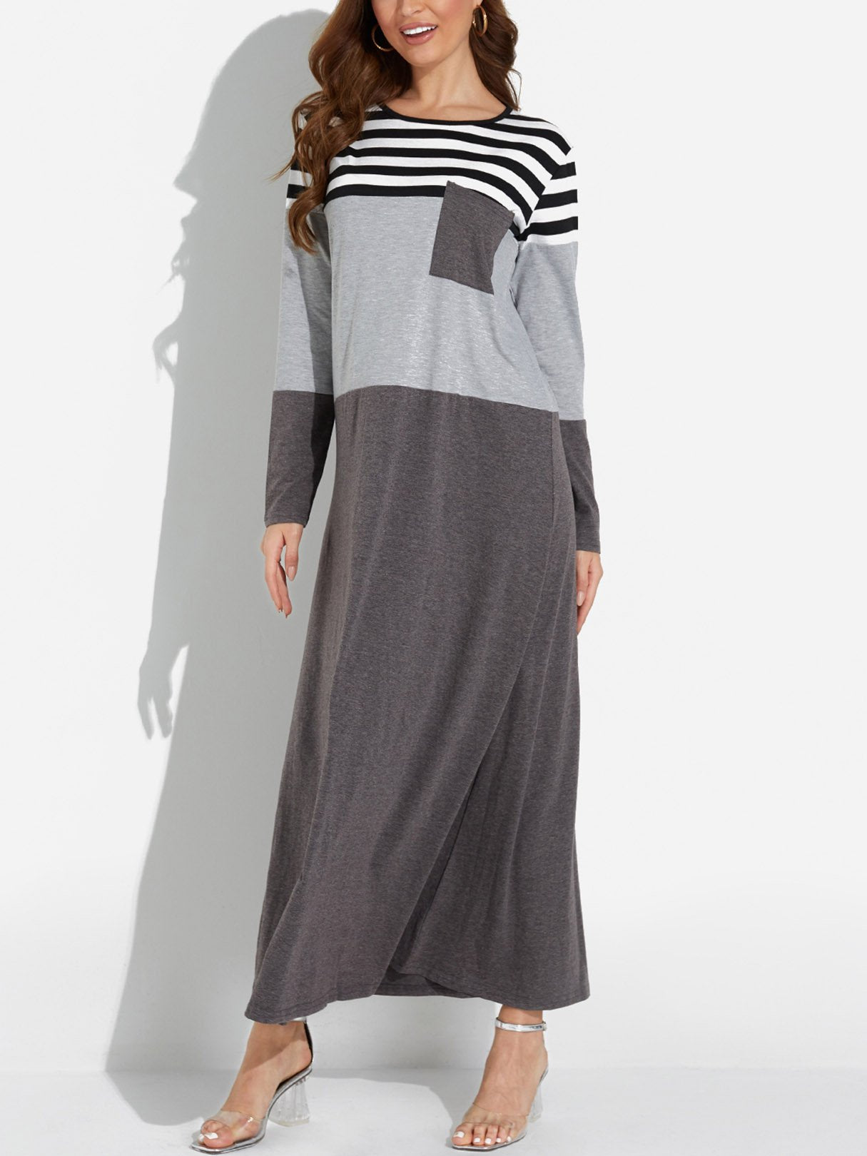 OEM ODM Womens Long Sleeve Maxi Dress