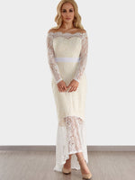 ODM Ladies Long Sleeve Maxi Dress