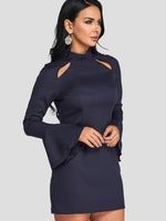 OEM Ladies Navy Mini Dresses