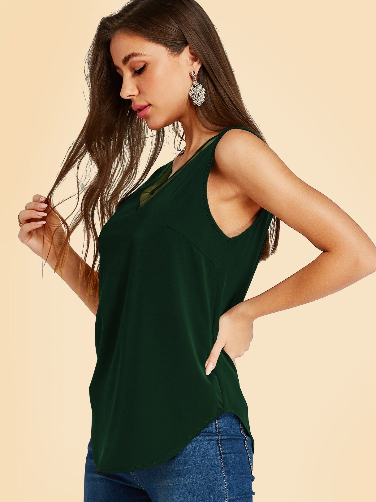 Women's Pullover Sweatshirts No Hood