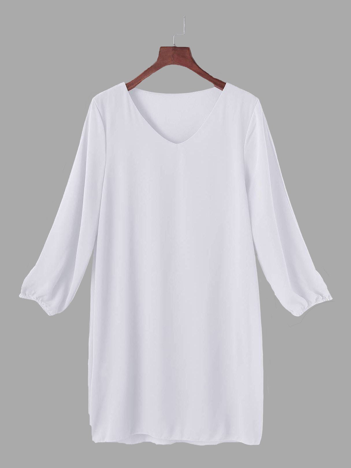 NEW FEELING Womens White Mini Dresses
