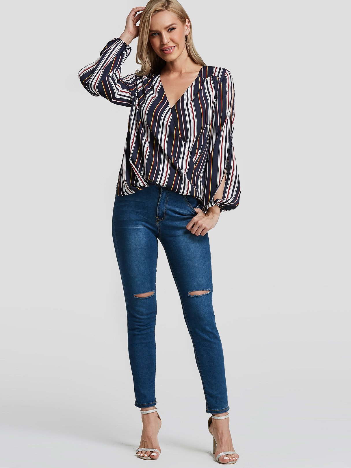 ODM Ladies Long Sleeve Blouses