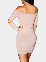 NEW FEELING Womens Khaki Mini Dresses