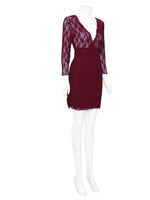 OEM Ladies Plum Mini Dresses